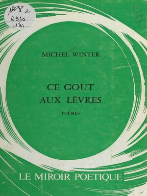 cover image of Ce goût aux lèvres